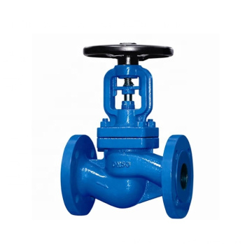 DIN3356 Cast Iron Straight Bellows Globe Valve with Handwheel Operator